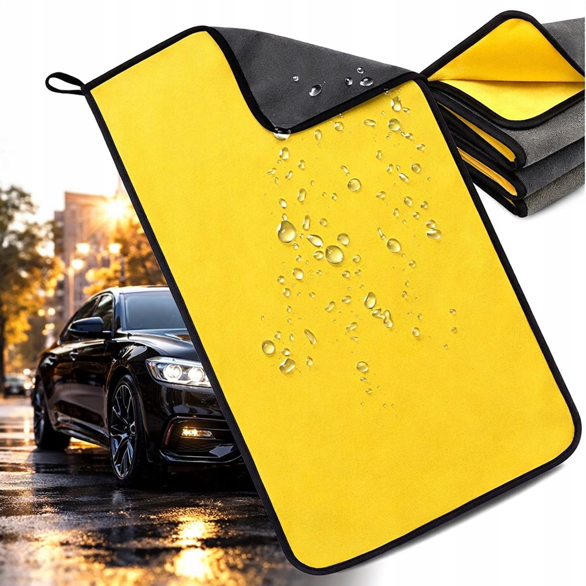 Microvezeldoek Auto 60x30cm - Streeploos Drogen & Polijsten