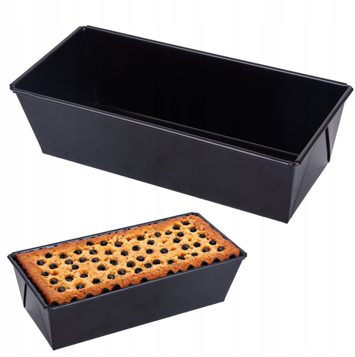 Kaarsvormige bakvorm 26x11,5cm - Antiaanbaklaag - Koolstofstaal