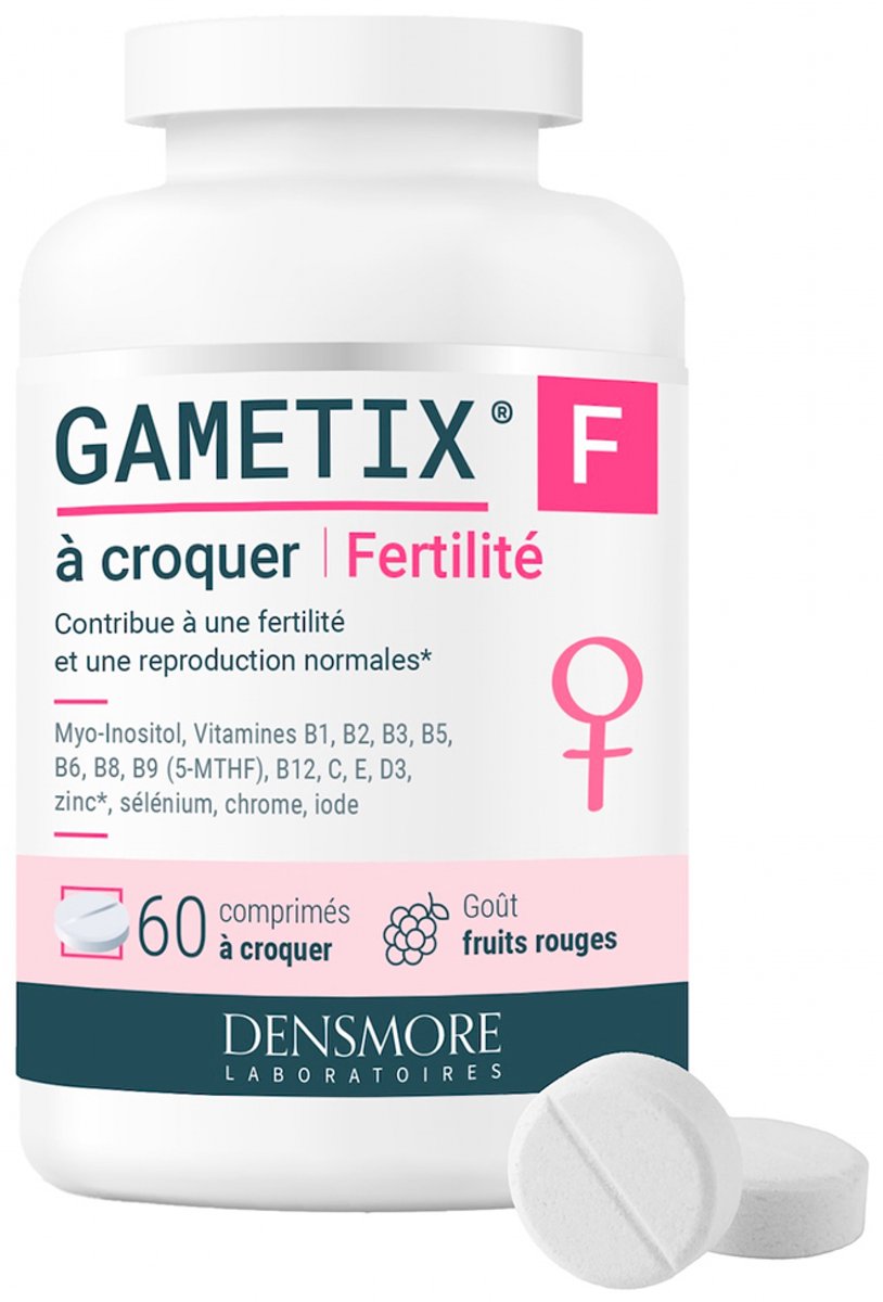 Densmore Gametix F Vruchtbaarheid 60 Kauwtabletten