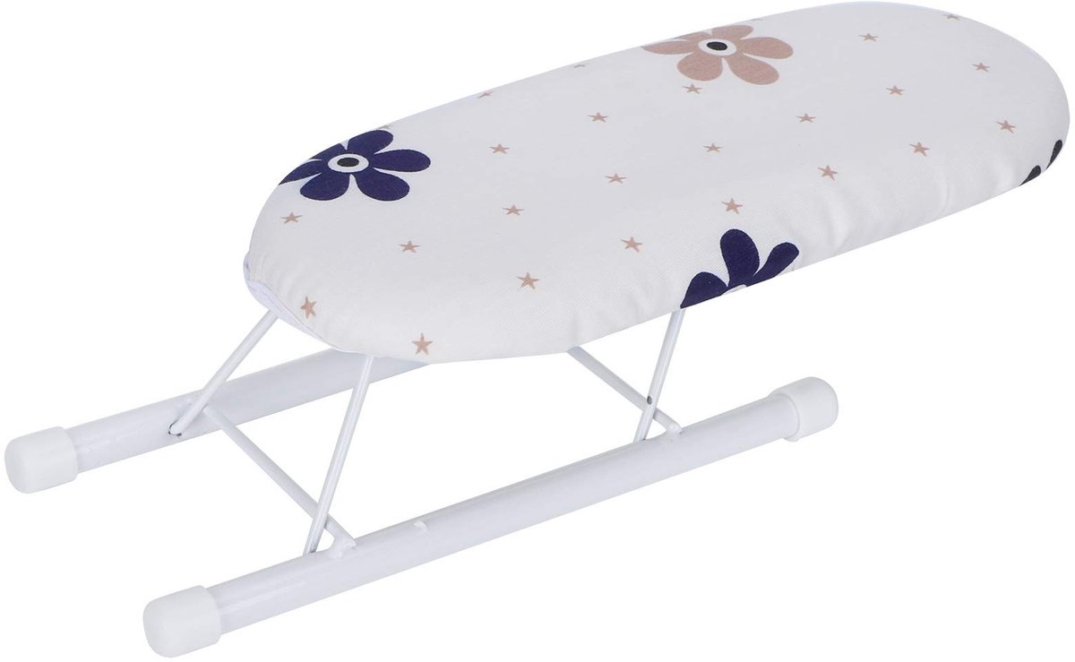Dailygoods- Strijkplank Inklapbaar - Draagbaar - Katoenen Hoes - Antislip - Multifunctioneel - Afmetingen 25 x 10 x 8 cm - Tafelstrijkplank