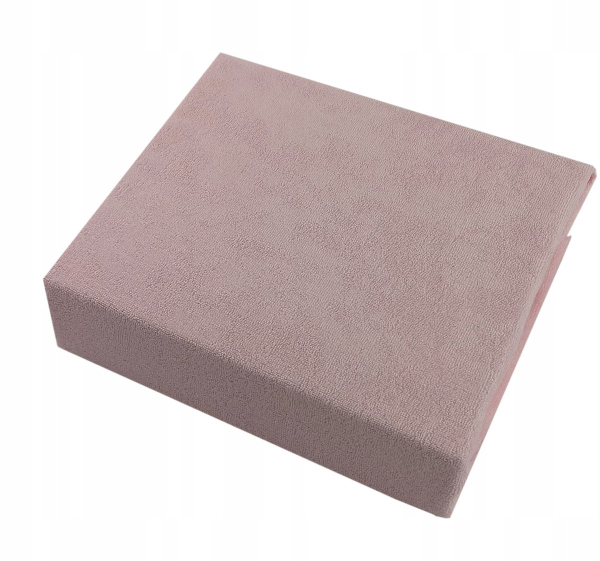 Badstof hoeslaken met elastiek 120x60 cm - Babybedje - Roze