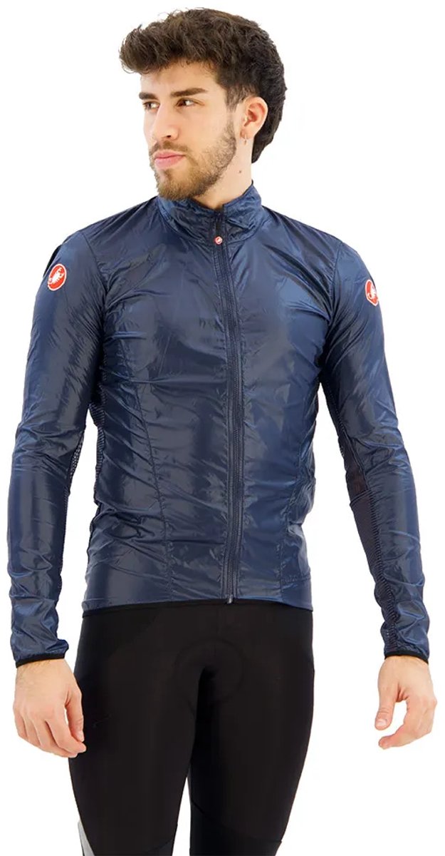 Castelli Aria Shell Jas Blauw 3XL Man