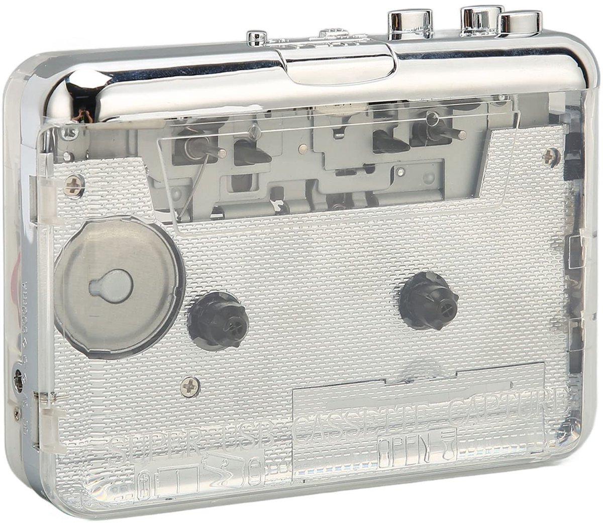 Dailygoods- Cassettespeler Draagbaar - Helder Stereo Geluid - FM-radio - Oplaadbare Batterij - Handmatig - ABS-kunststof - Cassette Speler