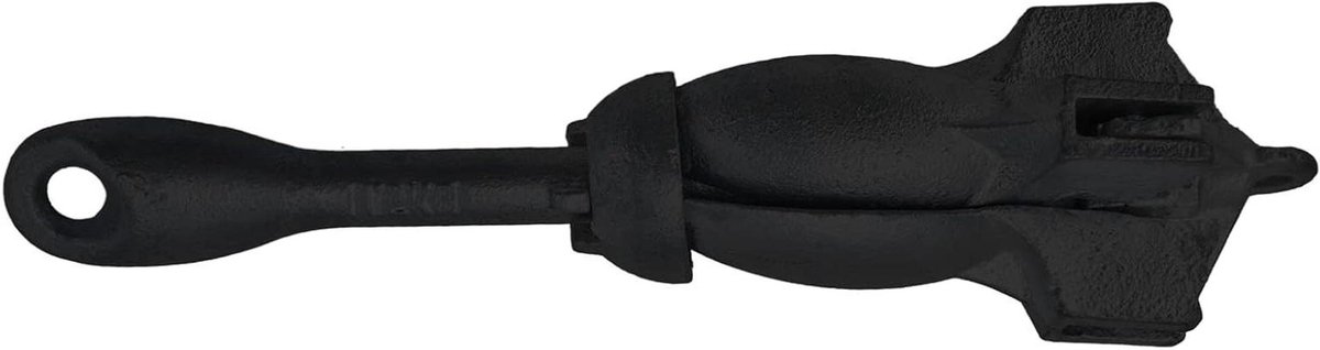 Opvouwbaar Bootanker - Watersport Anker - Kleine Waterscooters - 4 Vleugels Stabiel - 15 Kg - Zwart