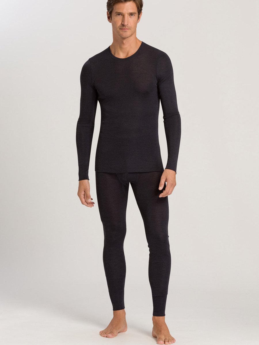 Hanro - Woolen Silk - Thermobroek - Antraciet - L