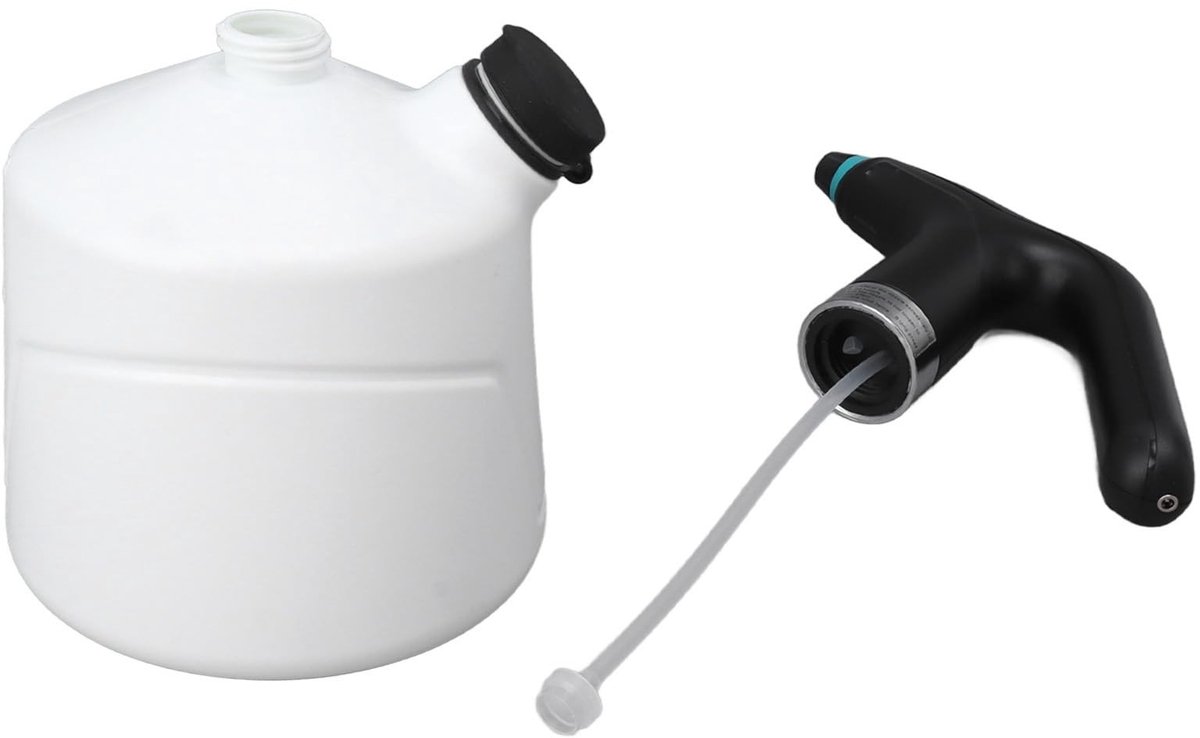 JHUBERS - Elektrische Plantensproeier - Draagbare Tuinsproeier - Automatisch Watergeven - Zwart - Pompsproeier - Binnen en Buiten - 2L