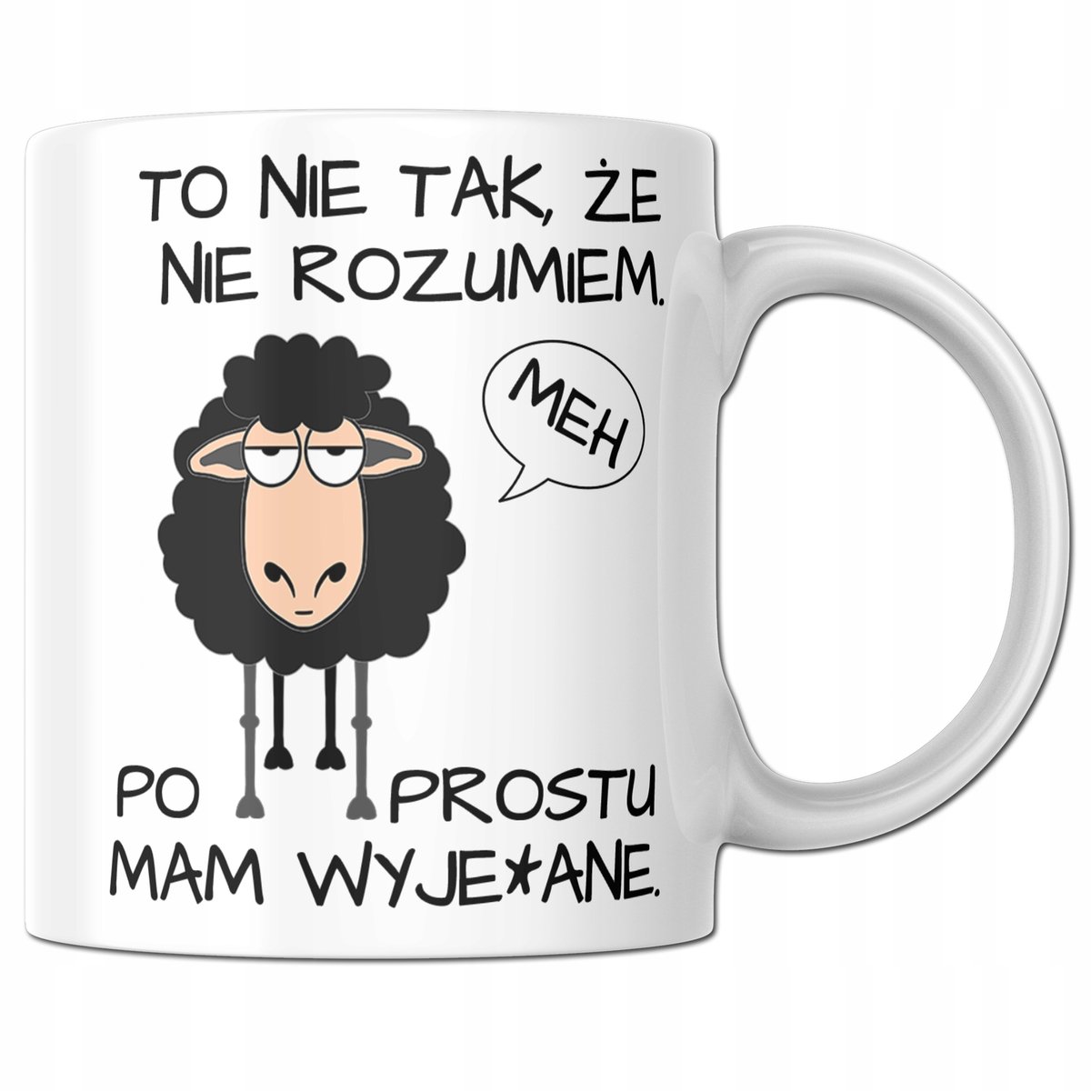 Grappige Mok met Schaap - Origineel Cadeau voor Kantoor & Vriendin