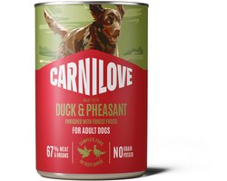 Carnilove can duck / pheasant - 6x400 gr