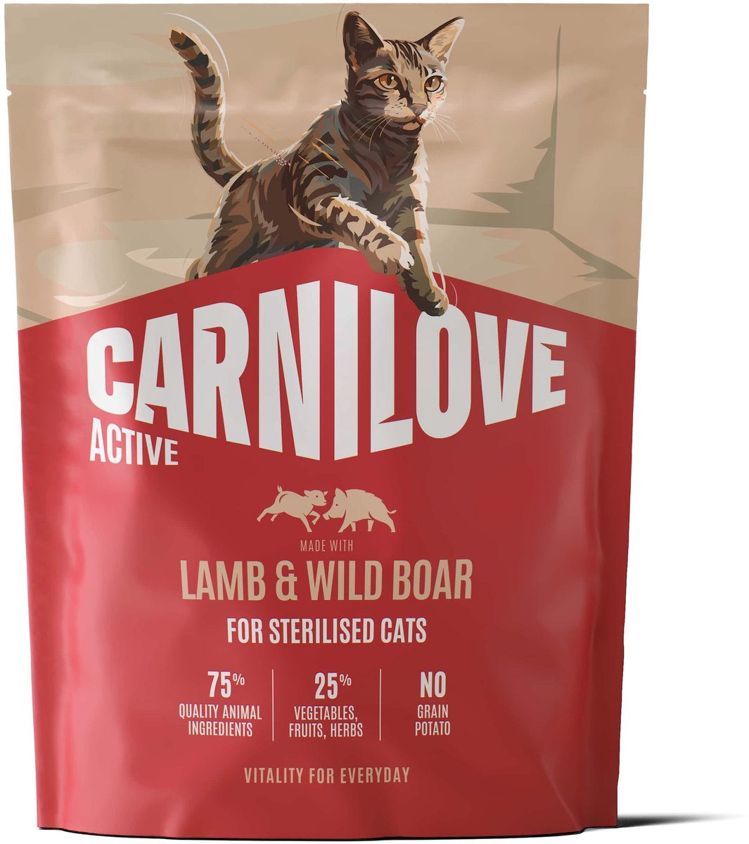 CARNILOVE ACTIVE - Cat - Lamb & Wild boar for Sterilised Adult All Breeds 400g