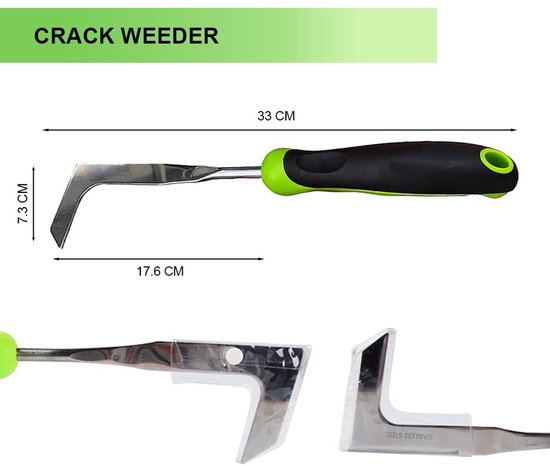Allecto - Onkruidkrabber - Voegenreiniger - Lange steel voor gemakkelijk gebruik - 33,2 cm - Efficiënte onkruidverwijdering - Geschikt voor tuinond... van Merkloos	 — afbeelding 5