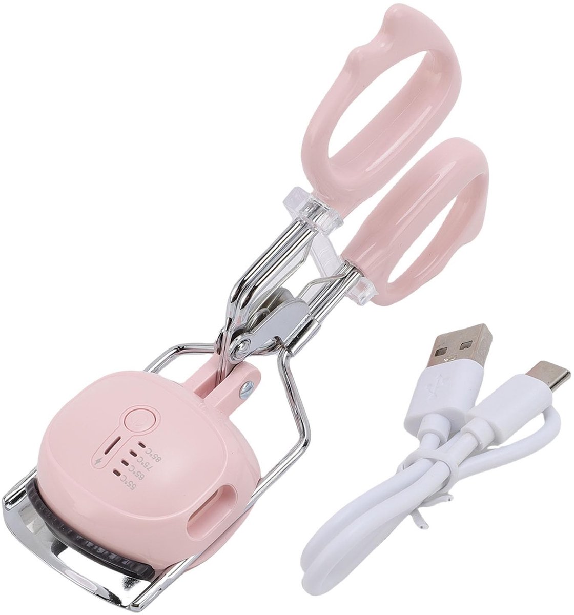 Dailygoods- Wimperkruller Snelle Verwarming - Elektrisch - 4 Temperatuurinstellingen - Ergonomische Handgreep - Duurzaam ABS - Ideaal voor Reizen - Wimperkrulapparaat