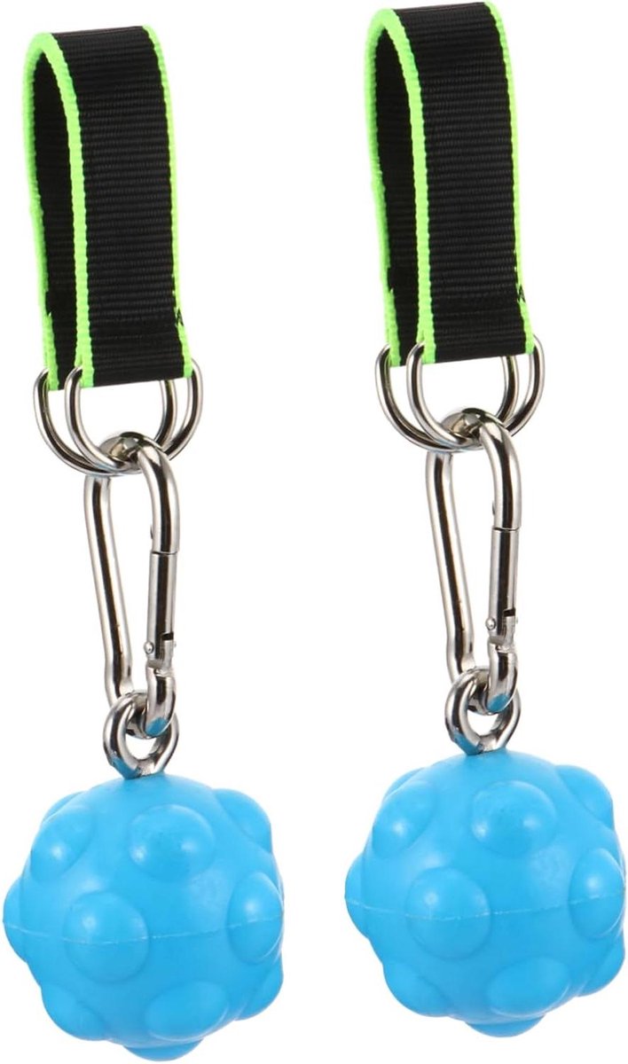 Kracht Ballen - Oefen Ballen - Arm Training - Duurzaam TPE Materiaal - 8 cm Diameter - Donkergrijs