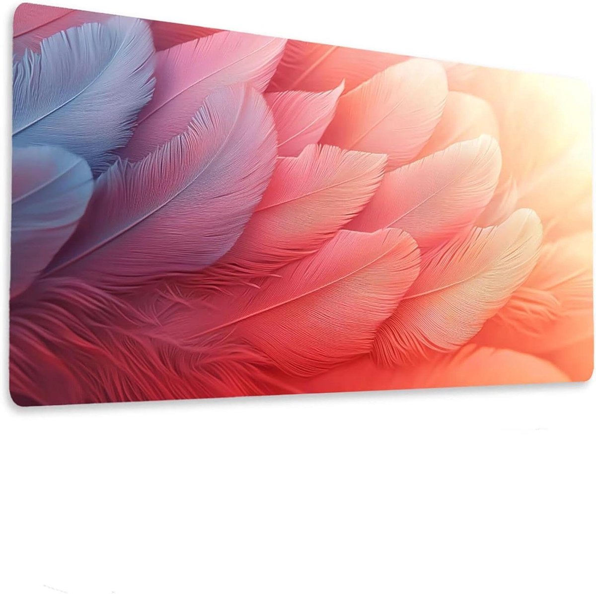 Grote Muismat - Bureauonderlegger - Comfortabel Werken - Waterproof Coating - 140x70 cm - Multicolor