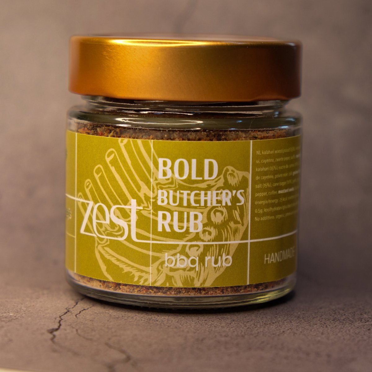 Bold Butcher's Rub – BBQ Rub voor Vlees 100g – ZEST Spices