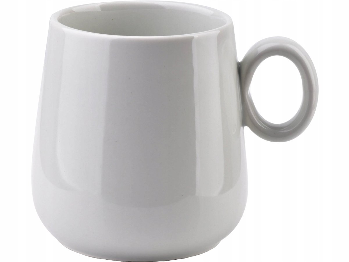 ALISA Porseleinen Mok 400ml - Grijs