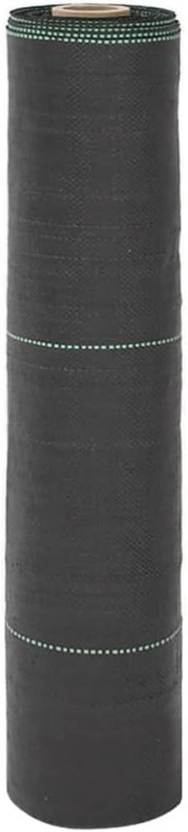 Anti-onkruidmembraan - Onkruiddoek Mulchmat - Tuin Onderhoud - Waterdoorlatend UV-gestabiliseerd - 05 x 25 m - Zwart