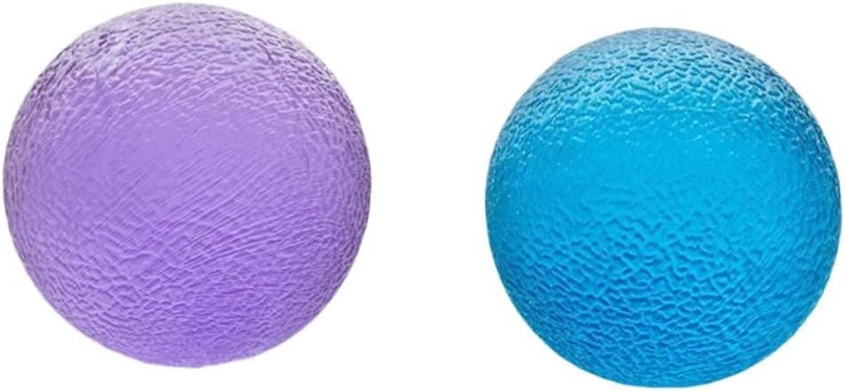 Handbal Squeeze Ballen - Grip Ballen - Hand Therapie - Anti-Squeezing Materiaal - 2 Stuks 5.3cm - Diverse Kleuren