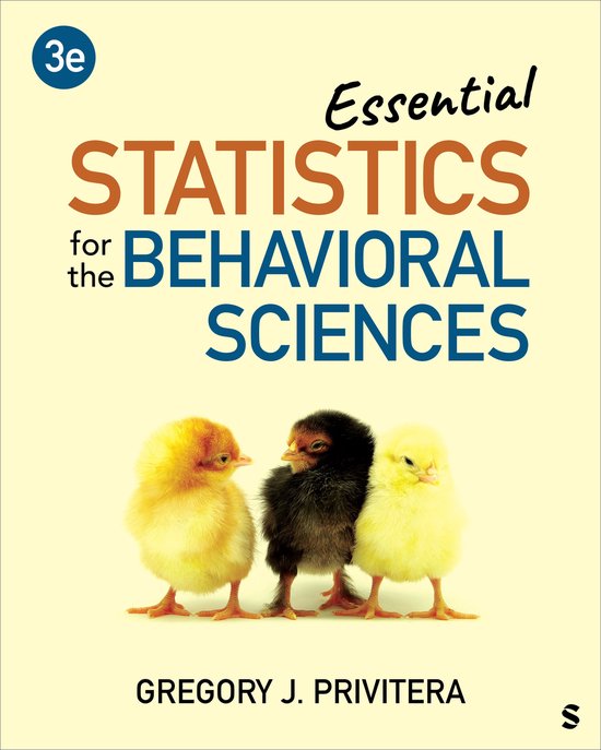 Essential Statistics for the Behavioral Sciences - cover