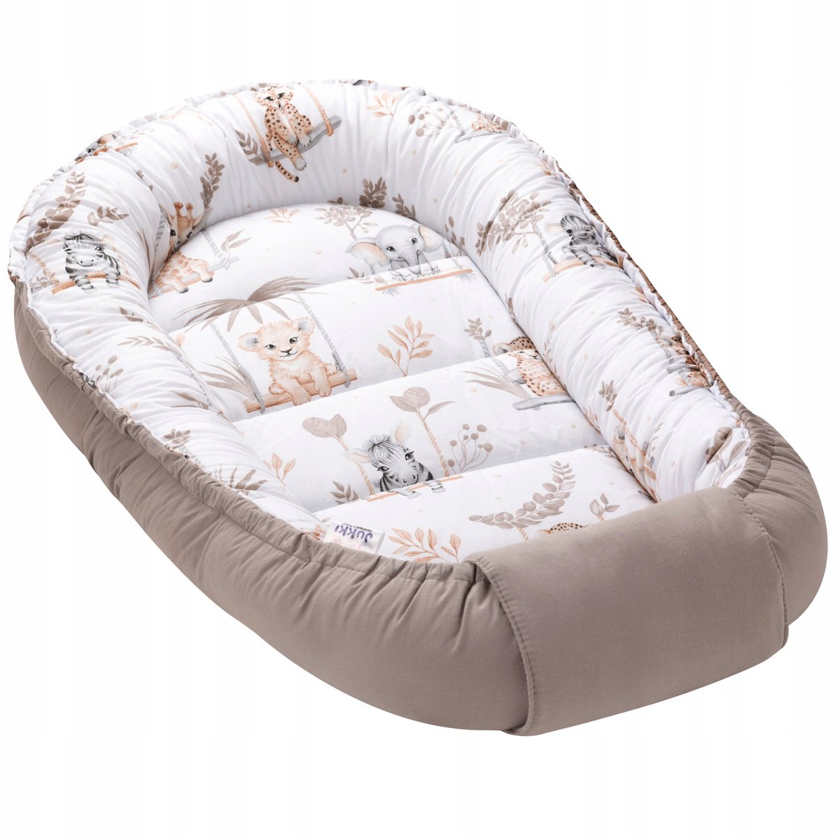 Jukki Babycocon & Nest - Comfort Katoen Happy Jungle