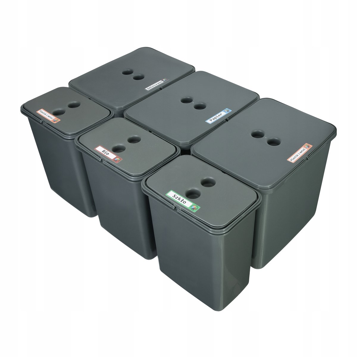 FLEXI Afvalscheidingssysteem voor BLUM Lades (80-90 cm)