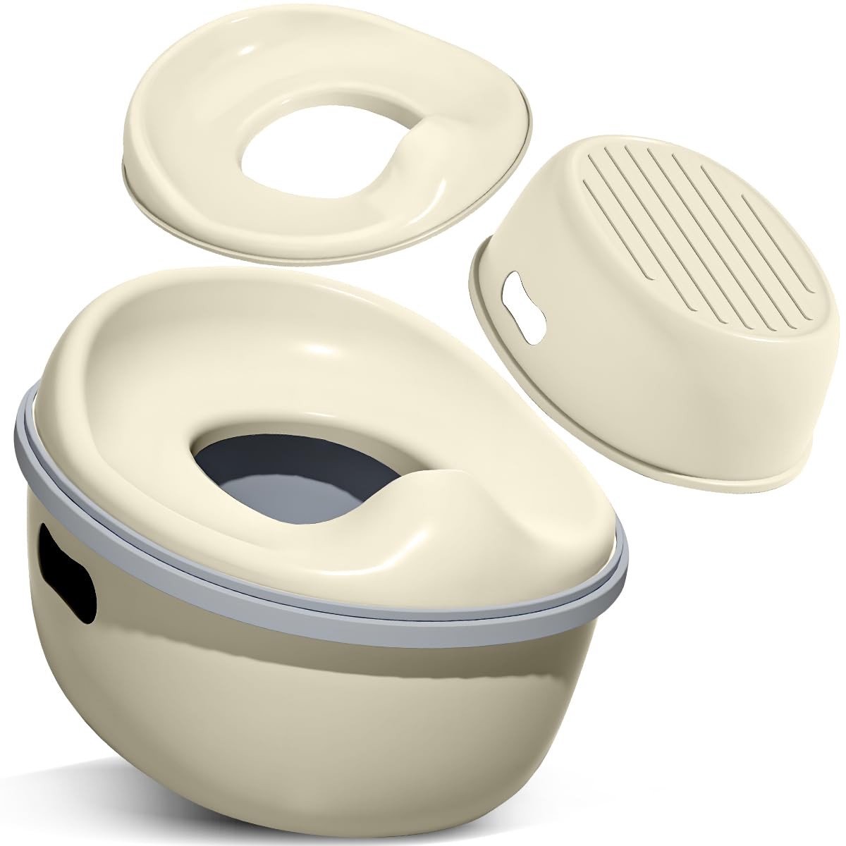 Dailygoods- Potty Ergonomisch - Toiletbril - Opstapkruk - Draagbaar - Vouwbaar - Inclusief reinigingszakken - Toiletpotje