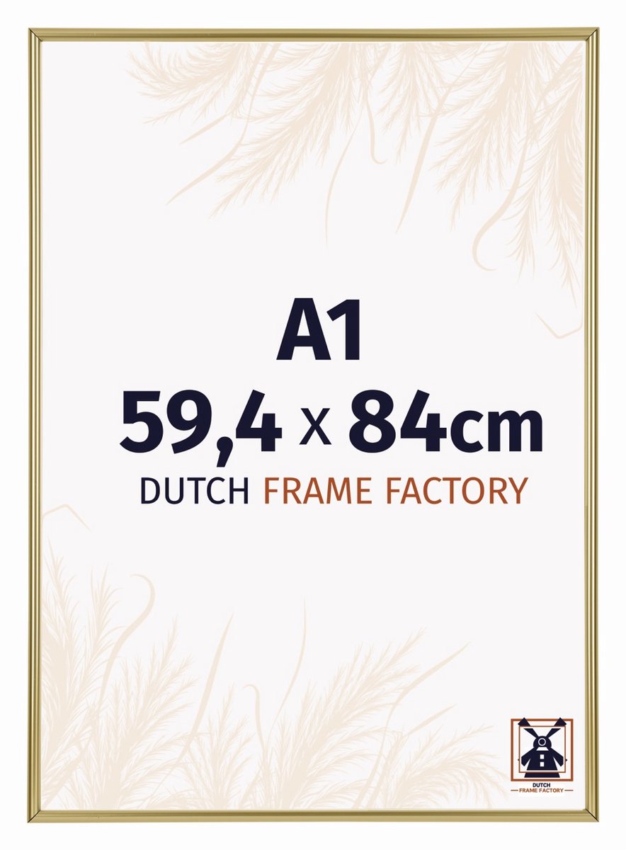Dutch Frame Factory Fotolijst A1 59,4x84 cm - Kunststof - Goud - Angers