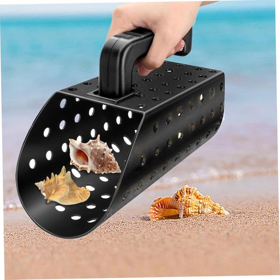Metaaldetector Accessoires - Schep en Zeef - Strand Ontdekking - Ergonomische Handgrepen - 2 stuks - Zwart — afbeelding 3