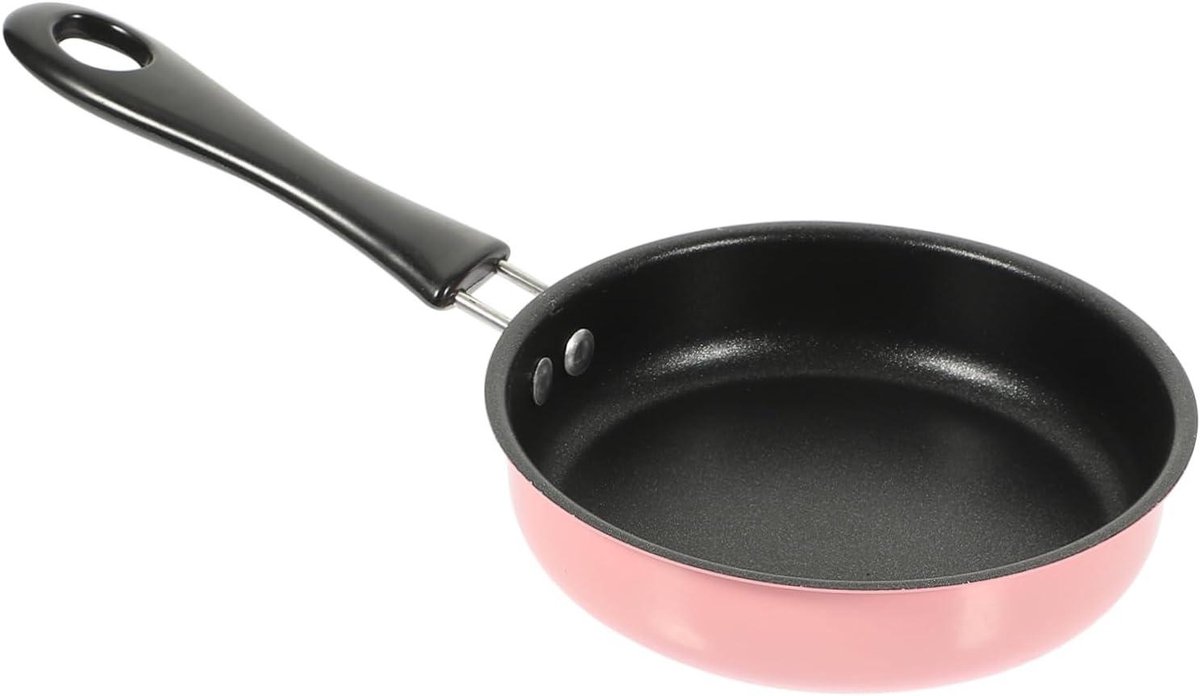 Koekenpan - Wok Omeletpan - Gezond Koken - Antiaanbaklaag - N.v.t. - Roze