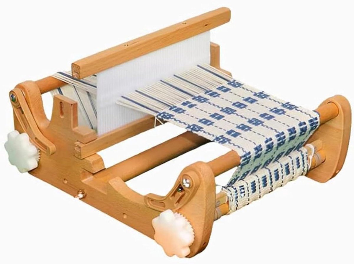Houten Weefgetouw Set voor Beginners: Compleet Handweefgetouw voor Breien en Knutselen