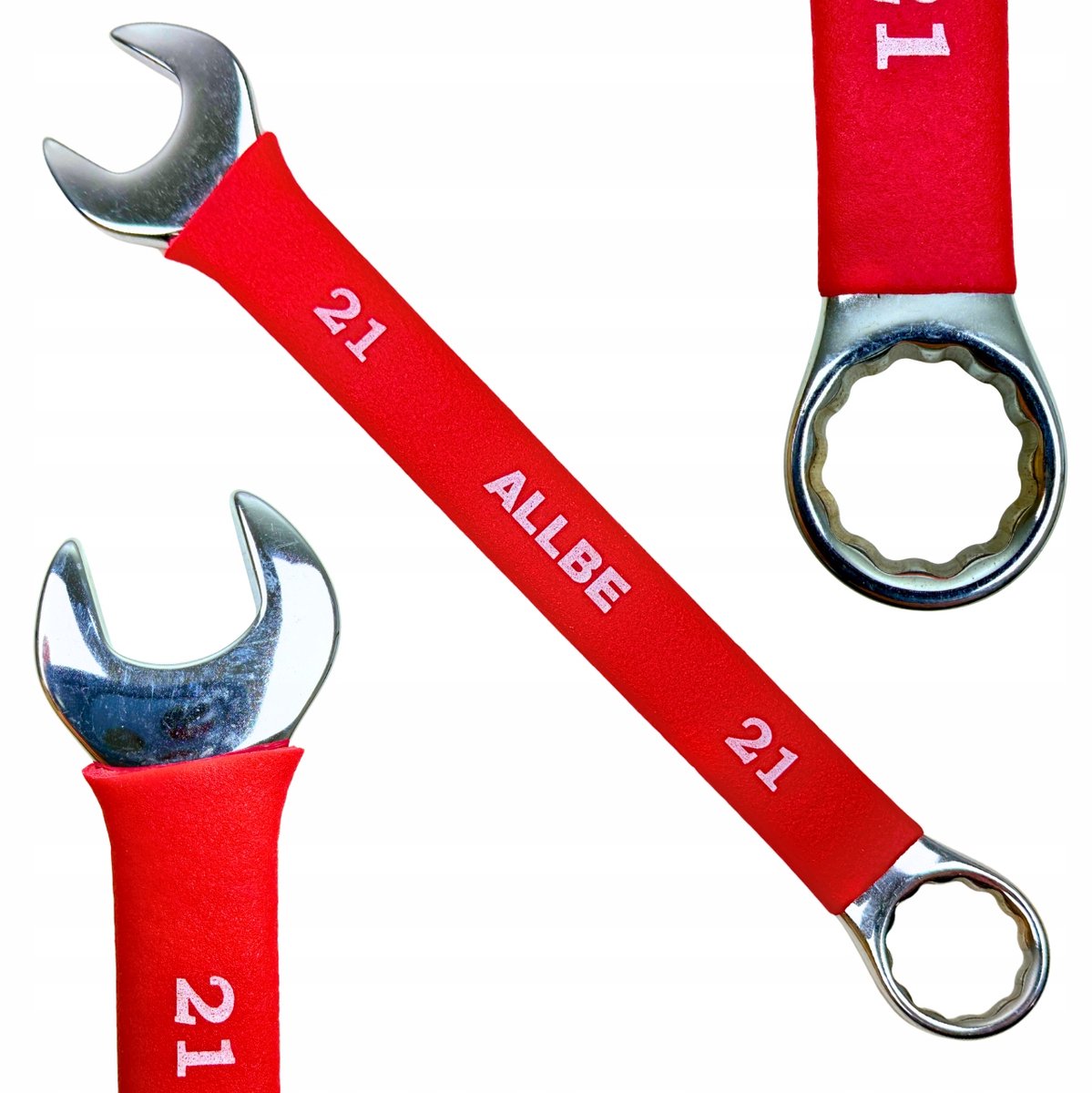 Ringsleutel 21 mm CR-V met antisliphandgreep - Sterk en duurzaam