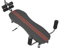 Inversion Table - Rug stretcher - Rugontspanning - Verstelbaar tot 1.85m - 145-185cm - Zwart en rood