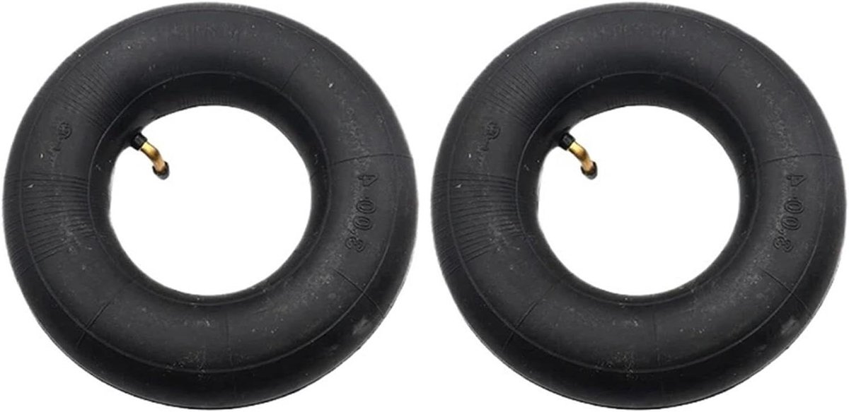 Banden Binnenband - Vervangende Binnenband - Tuingereedschap Onderhoud - Lekbestendig Rubber - 2 stuks 3.00-4 - Zwart