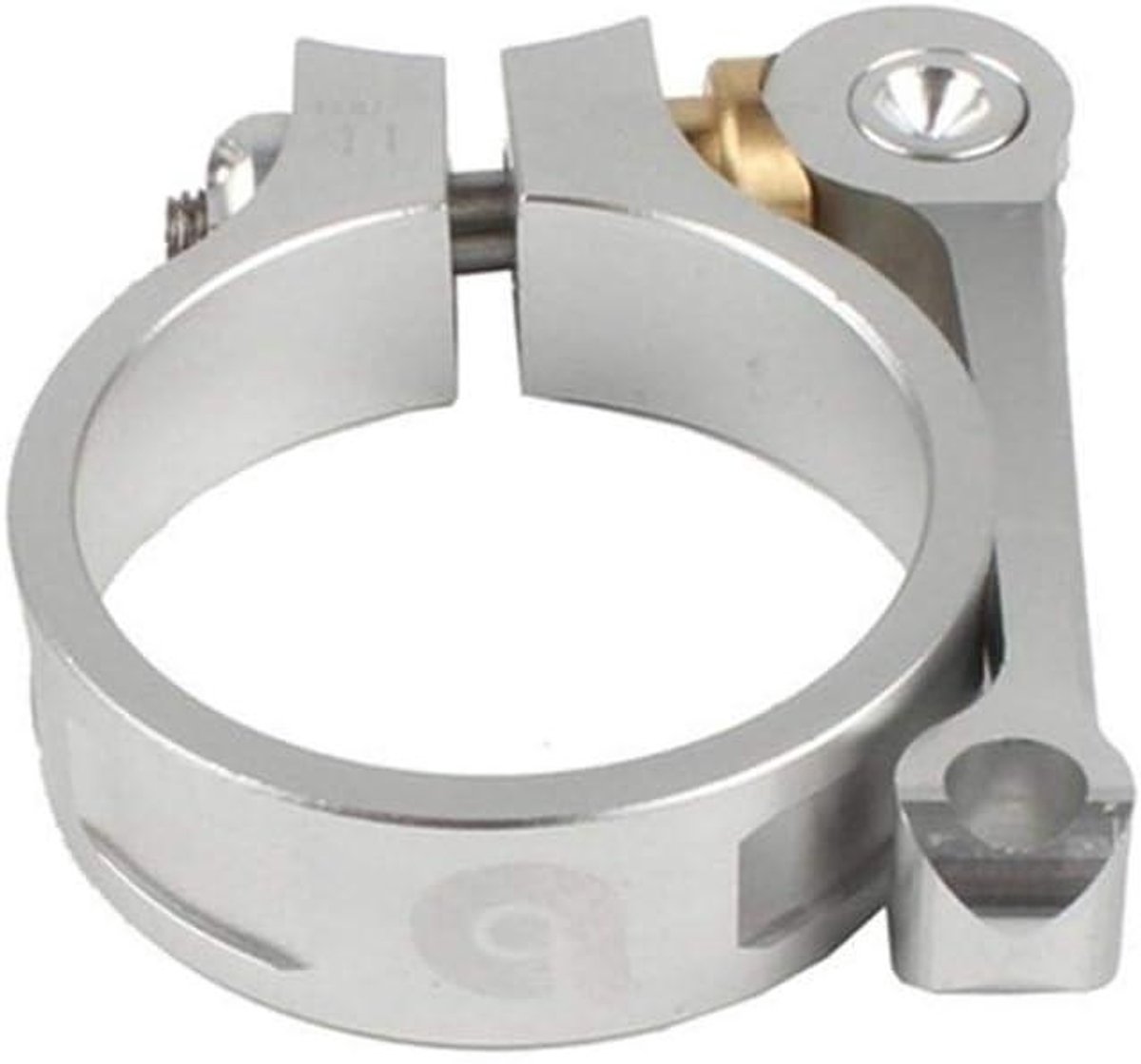 Zadelpenklem - Fietszadelklem - Fietszadel Bevestigen - Quick Release - 41 mm - Zilver