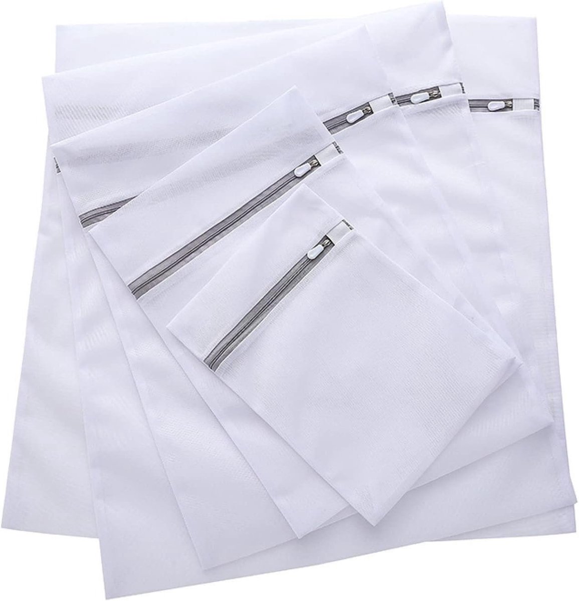 Waszak Set - Kleding Beschermers - Kleding Wassen - Duurzaam Mesh Materiaal - 6 Delig - Fijn Net