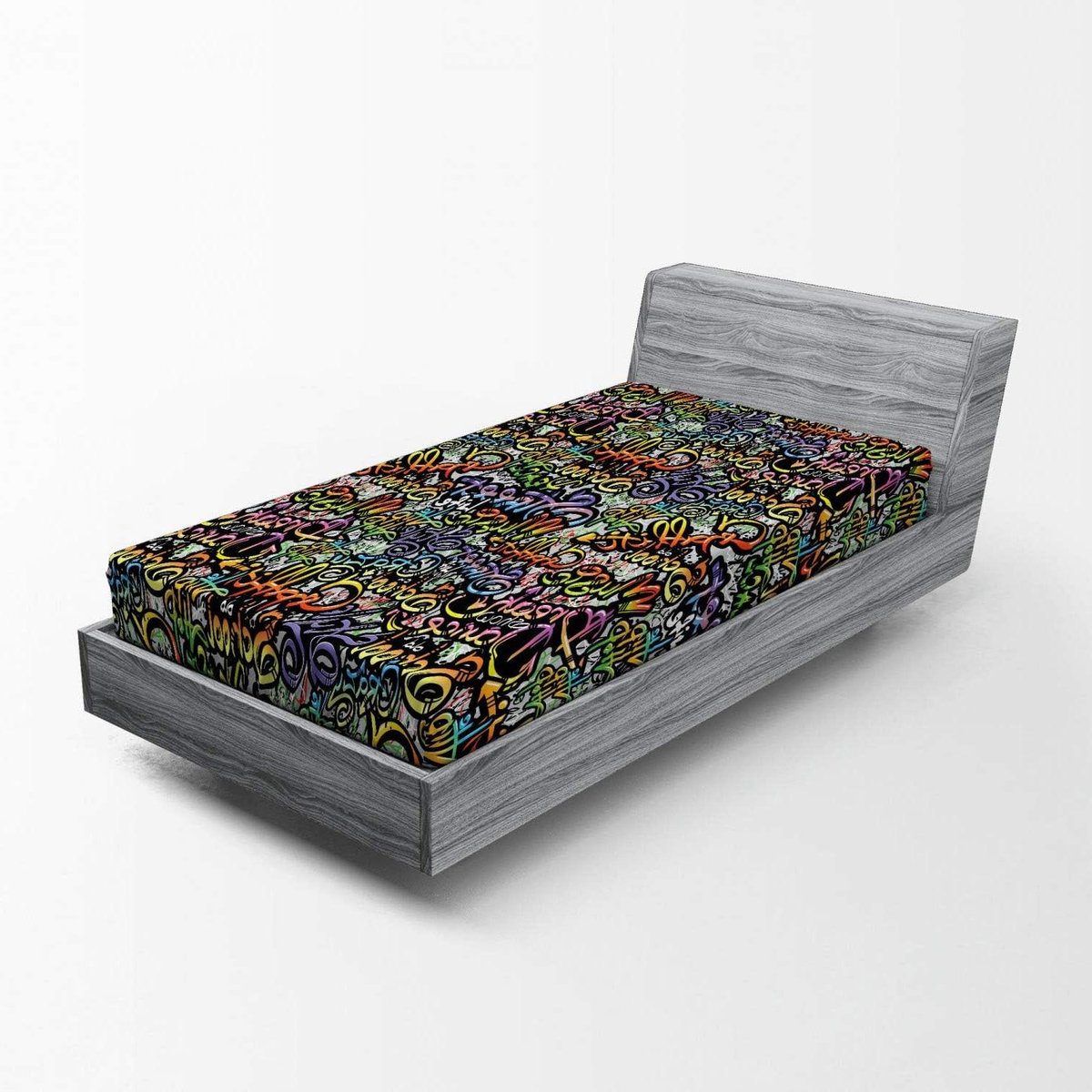 Hoeslaken - Bedtextiel - Slaapcomfort - Elastische band - 90x190 cm - Veelkleurig