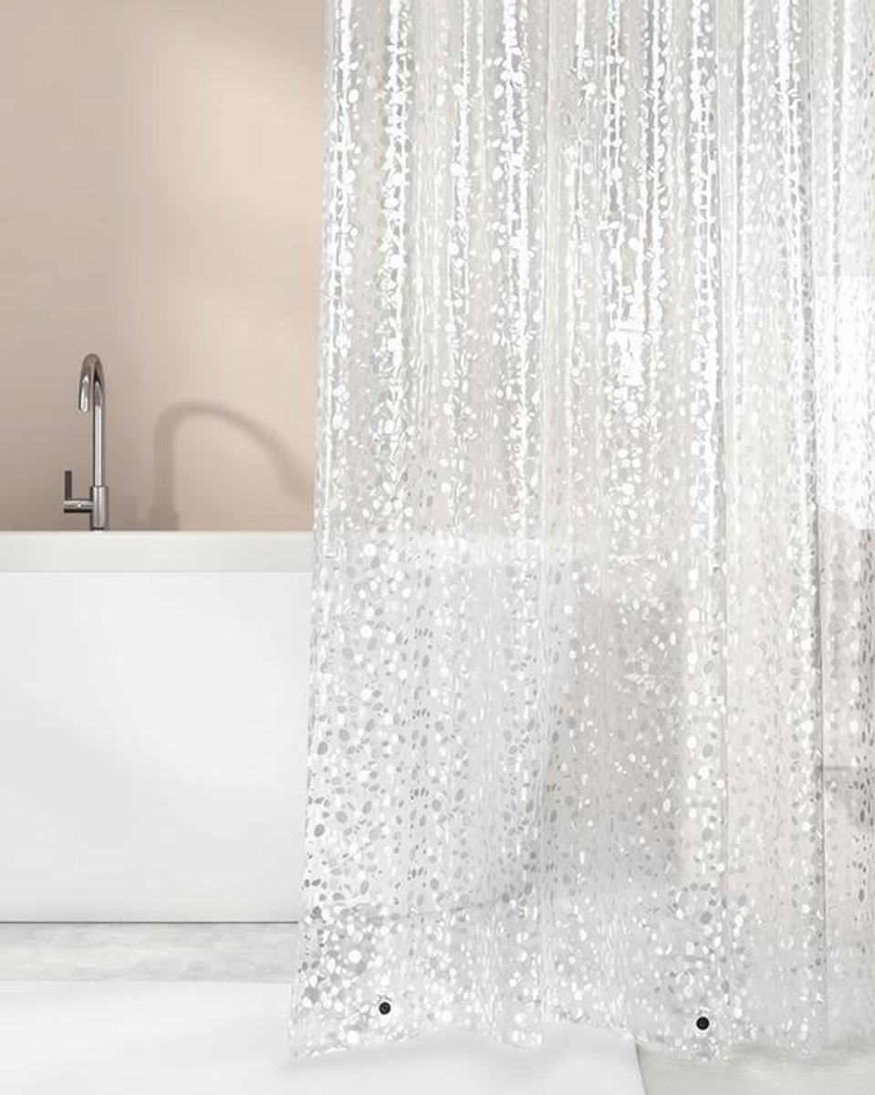 Maison Elara Waterdicht douchegordijn met magneten, 180x200 cm, schimmelwerend