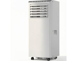 Danky Mobiele Airco 7000 BTU – 3-in-1 Airconditioner (Koelen + Ontvochtigen + Ventileren) – Stil <51 dB – Energieklasse A – Geschikt Voor Ruimtes Tot 35 m² – Inclusief Raamkit, 24-Uurs Timer En Afstandsbediening