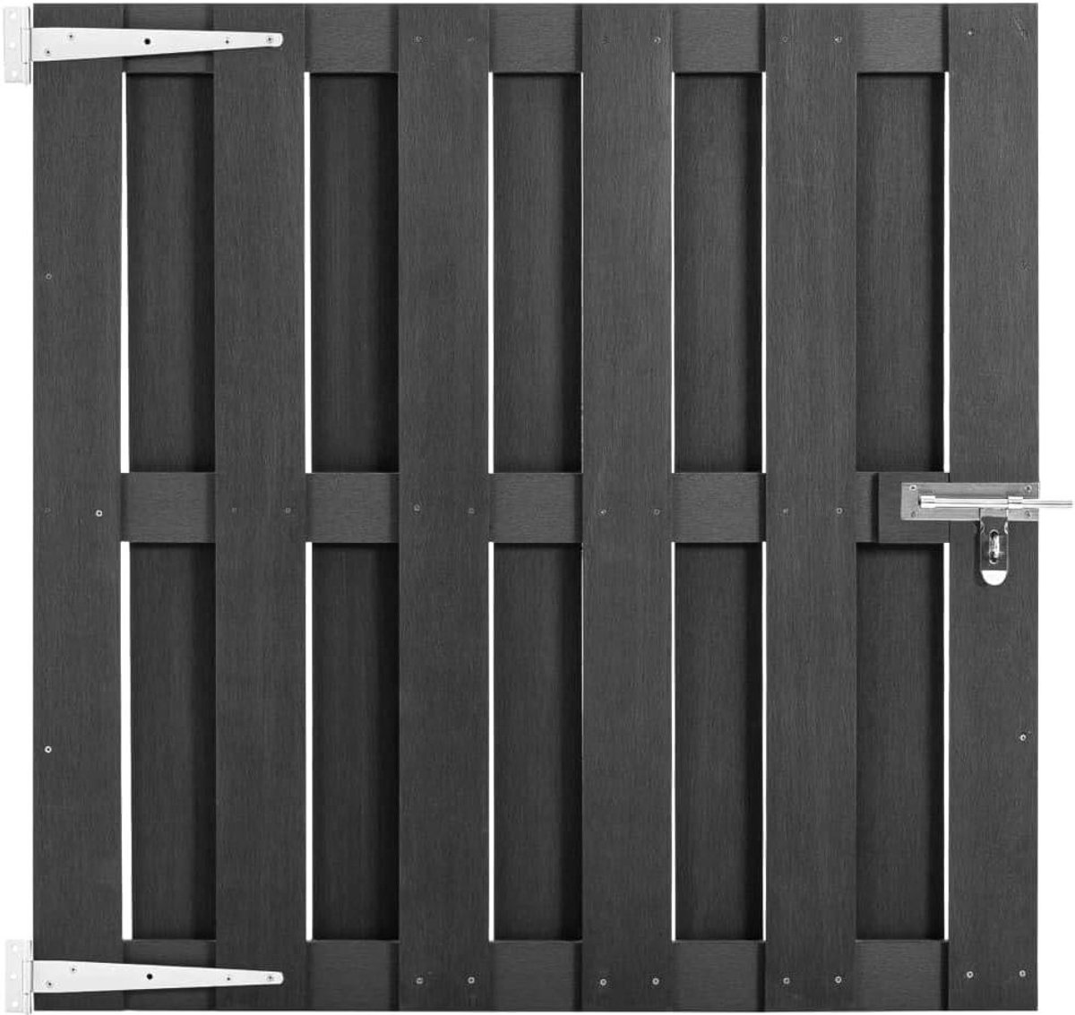 Tuinpoort - Buitenpoort WPC - Privacy en Veiligheid - Weerbestendig Materiaal - 100 x 100 