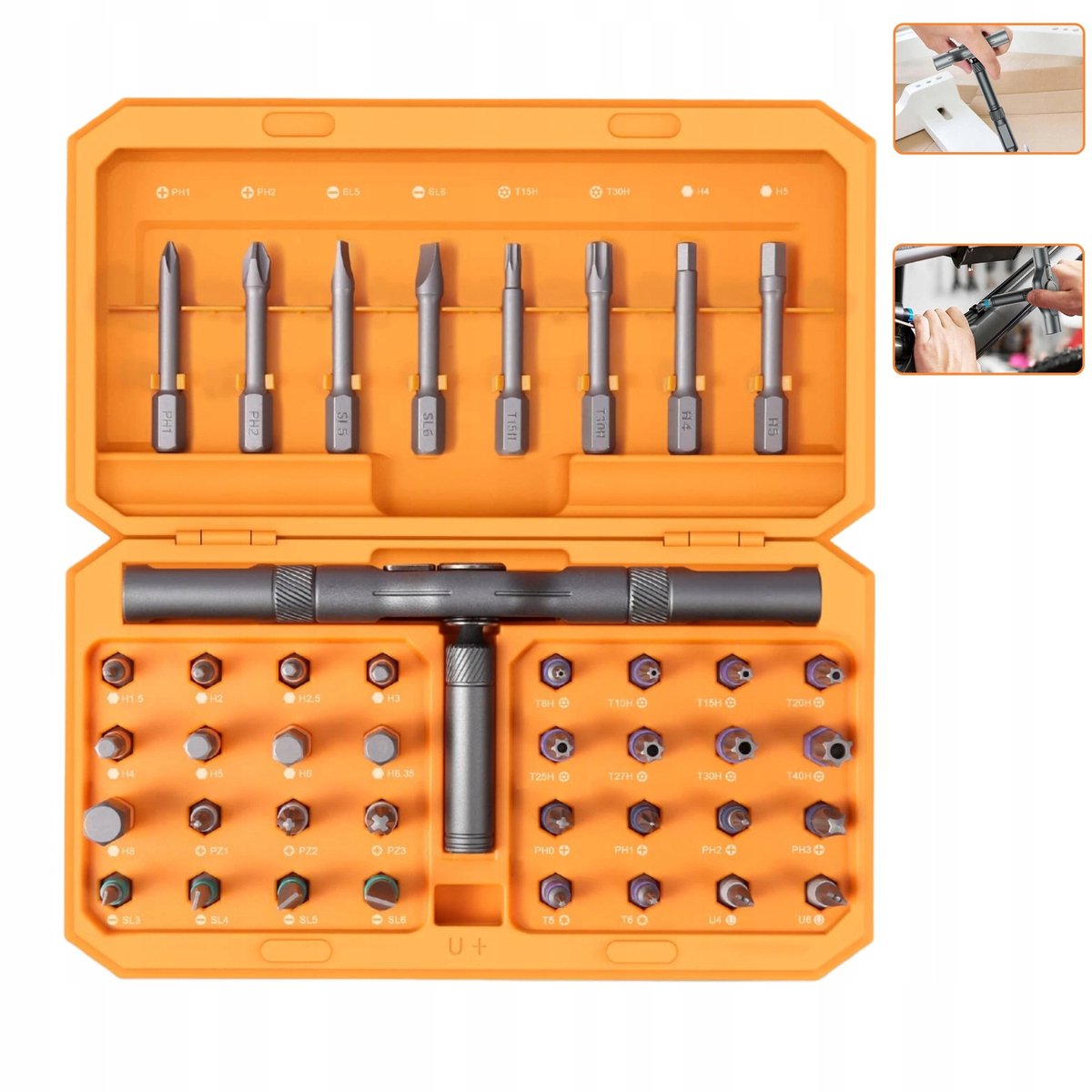 42-delige Precisie Schroevendraaierset met Magnetische Bits