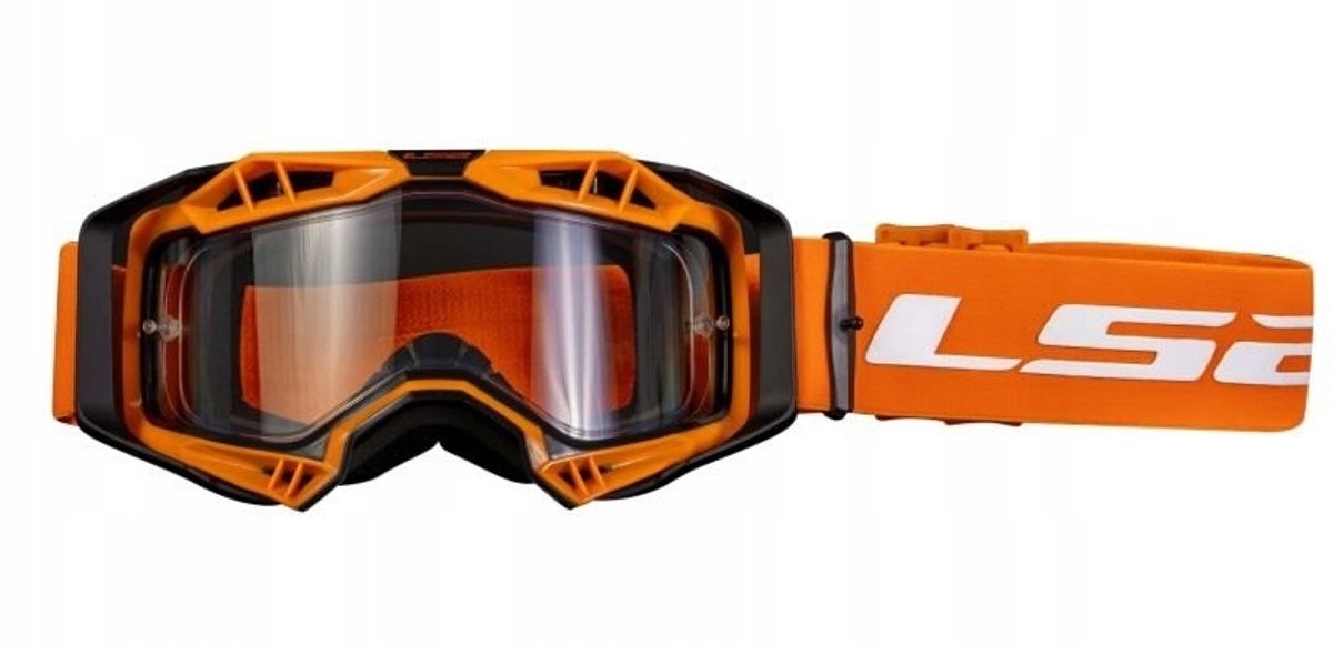 LS2 Aura Motorcross Goggles - Oranje/Zwart
