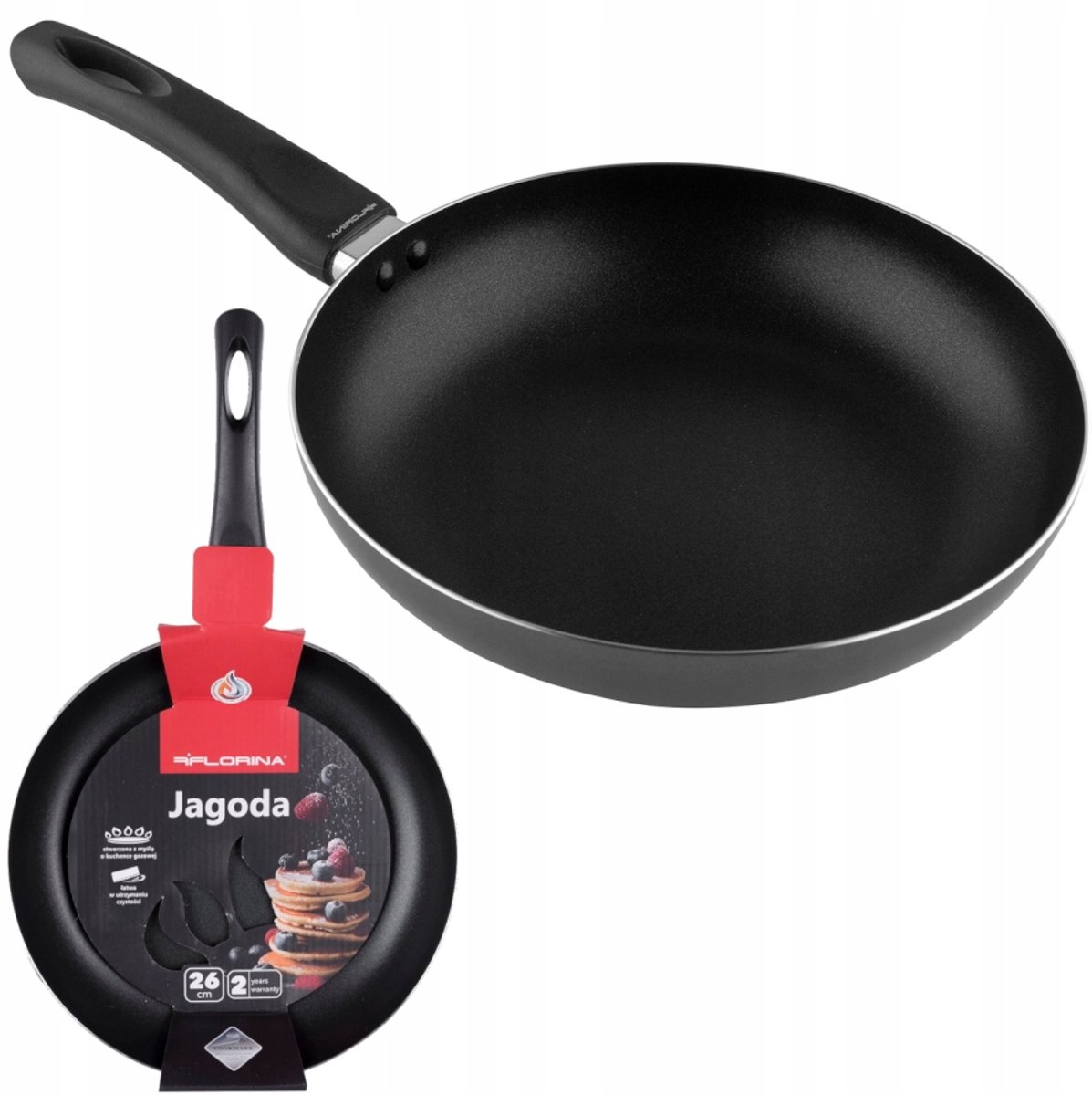 Florina Jagoda Koekenpan 26 cm - Non-stick Aluminium