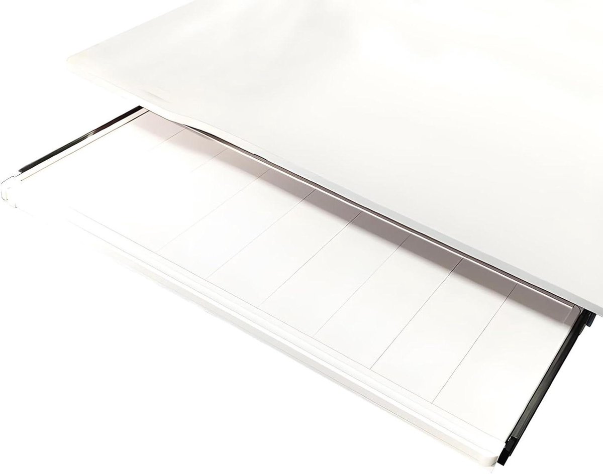 Toetsenbordlade - Bureau lade - Werkruimte optimalisatie - Onderbouw montage - 68x29 cm - Wit