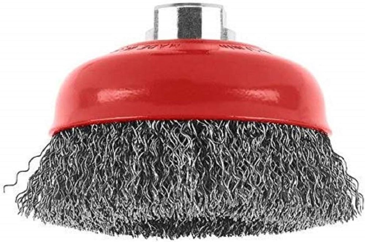Bosch - Komstaalborstel voor haakse en rechte slijpmachines - gegolfde draad, 100 mm 100 mm, 0,5 mm, 8500 o.p.m.