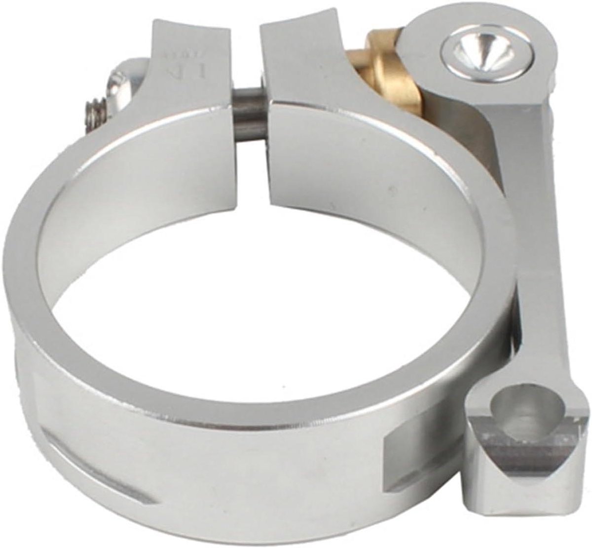 Zadelpenklem - Fietszadel Klem - Zadelhoogte Verstellen - Snelle Ontgrendeling - 41mm - Zilver