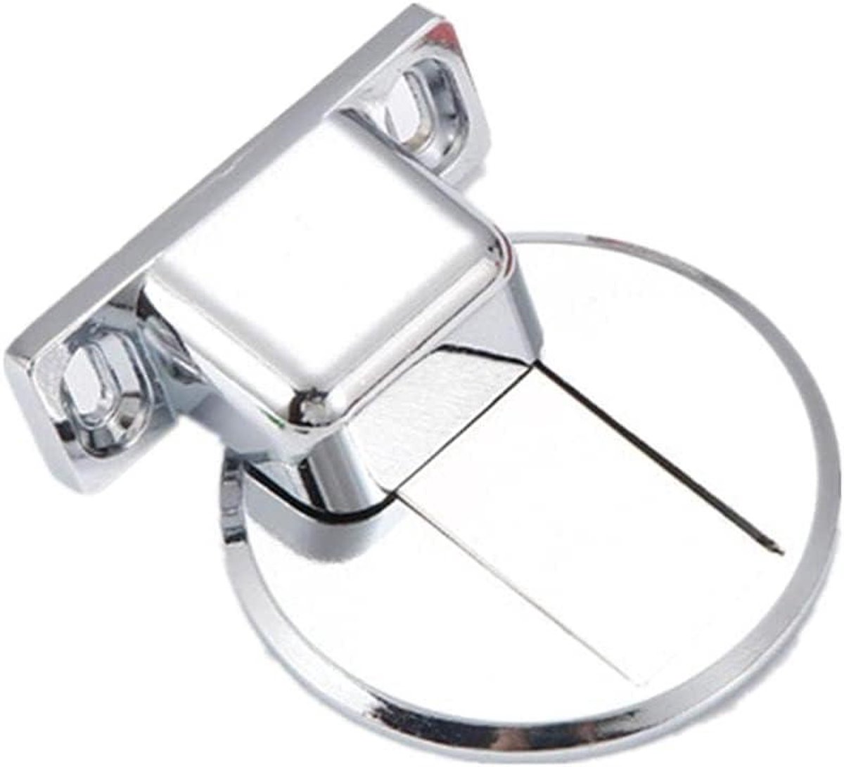 Magnetische Deurstop - Vloerwig Deur - Deuren Open Houden - Zonder Boren - Inclusief Schroeven - Goudkleurig