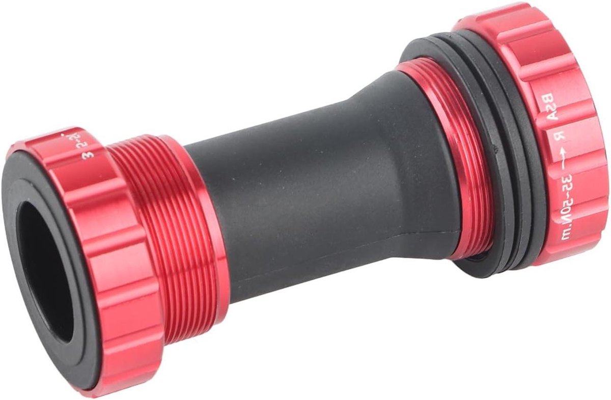 Trapas Fiets - Fietsonderdeel - Soepel Fietsen - Waterdichte Afdichting - 68-73 mm - Rood