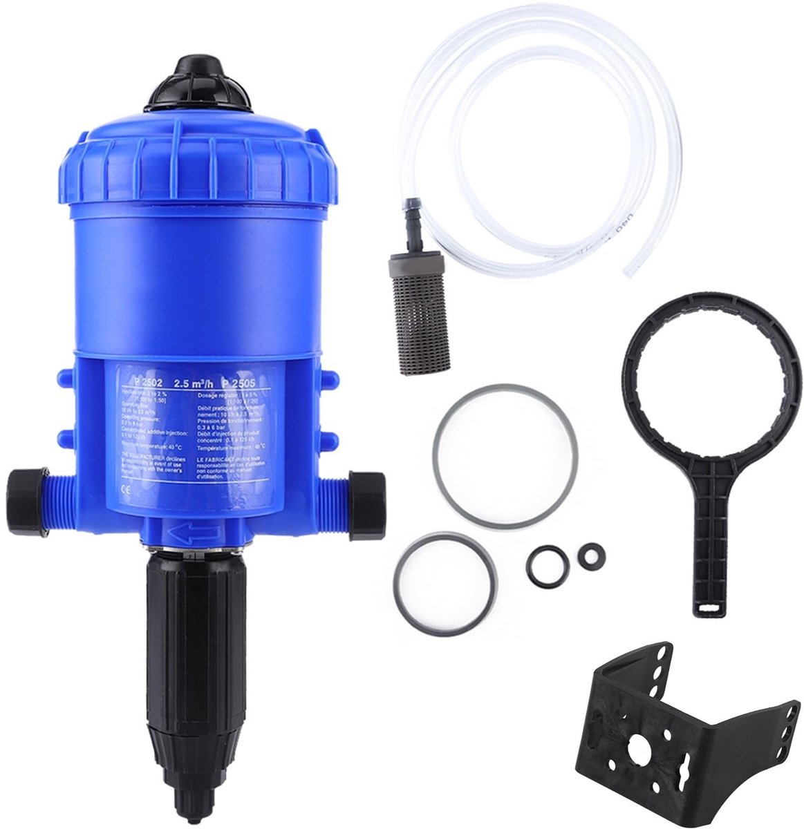 LIVIA HOME- Mestinjectorpomp Automatische Dosering - Verstelbare Waterpomp - Industrieel Gebruik - Precisie Verdunning - Duurzaam Ontwerp - Kostenbesparend - Dosingpomp