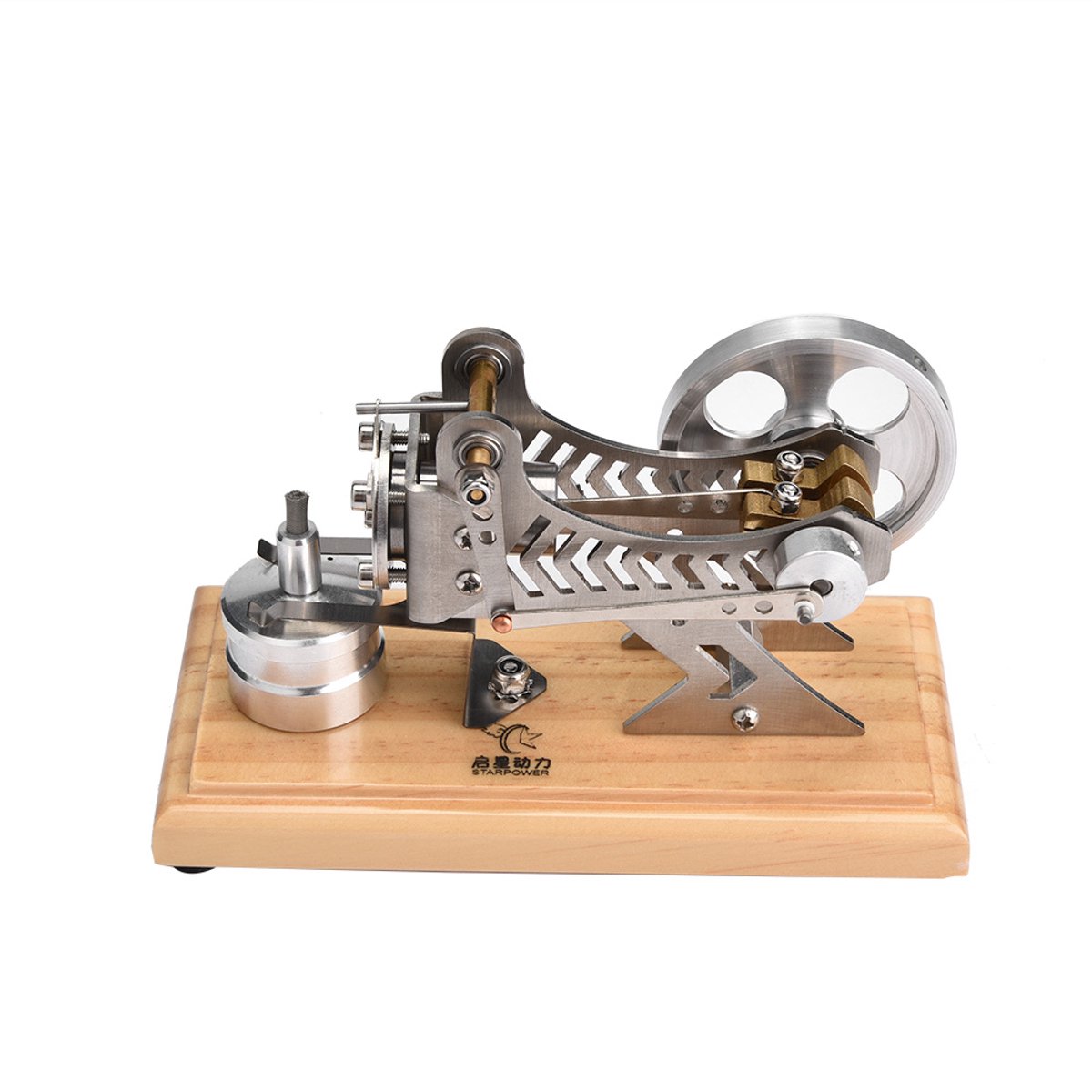 Stirlingmotor Model Educatief - LED en Generator