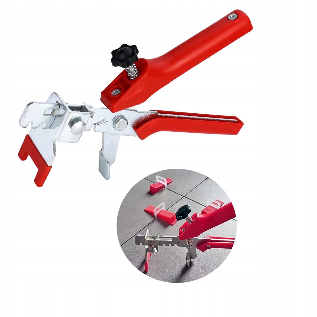 Tangensysteem voor Tegelnivellering 7-14 mm - Rood