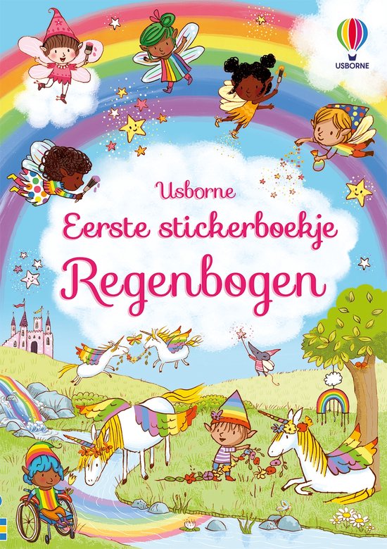 Eerste stickerboekje Regenbogen - cover